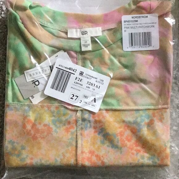 BP Patchwork Mesh Top NWT - Picture 4 of 7